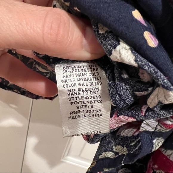 Umgee small floral babydoll style dress size small - Picture 5 of 6